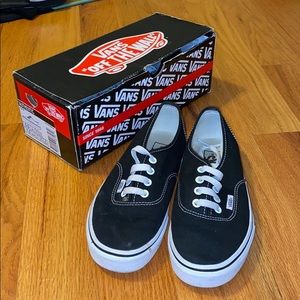 Authentic Black Vans